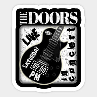 The doors guitar Sticker